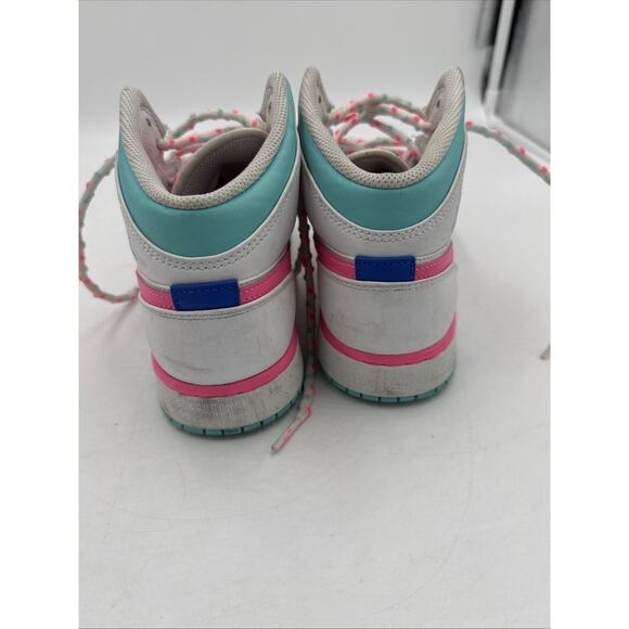 Size 5.5 (GS) - Jordan 1 Mid Digital Pink - Picture 4 of 8